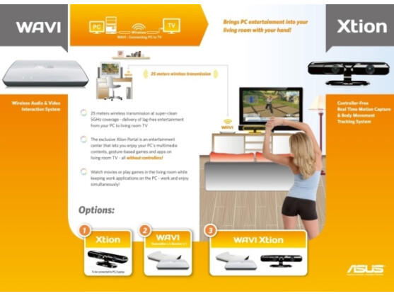Bewegungssteuerung für den PC: Wavi Xtion.