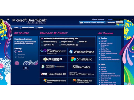 Bill Gates höchstpersönlich hat Microsoft DreamSpark im Jahr 2008 vorgestellt.