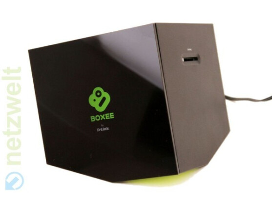 Die Boxee Box von D-Link fällt durch das außergewöhnliche Design auf.