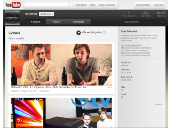 Bei Cosmic Panda wurde das Aussehen der Videoanzeige, der Kanäle und der Playlists überarbeitet.