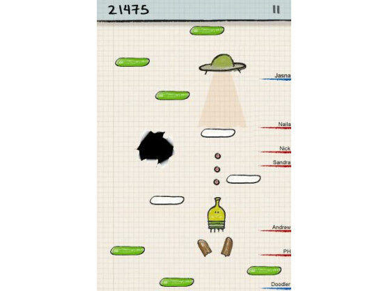 Doodle Jump: Mit dem Doodler immer höher springen