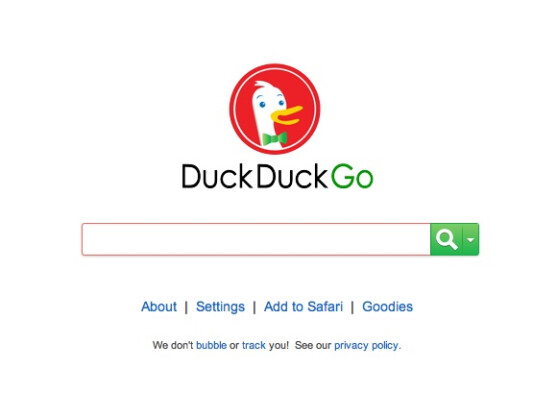 Duck Duck Go legt großen Wert auf Datenschutz.