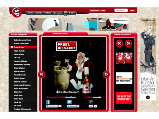 Bei Edgar gibt es recht originelle E-Card-Motive.