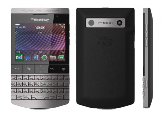 Edles Design von Porsche trifft beim P'9981 auf die Technik von BlackBerry.