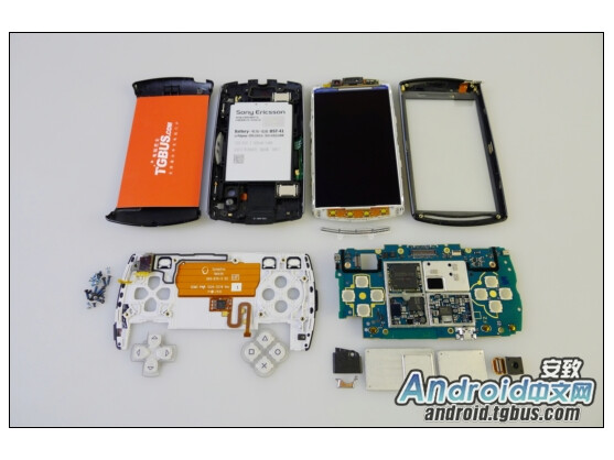 In Einzelteile zerlegt: Sonys PlayStation Phone.