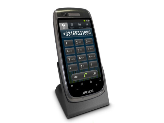 Festnetztelefon mit Smartphone-Qualitäten: das Archos Smart Home Phone.