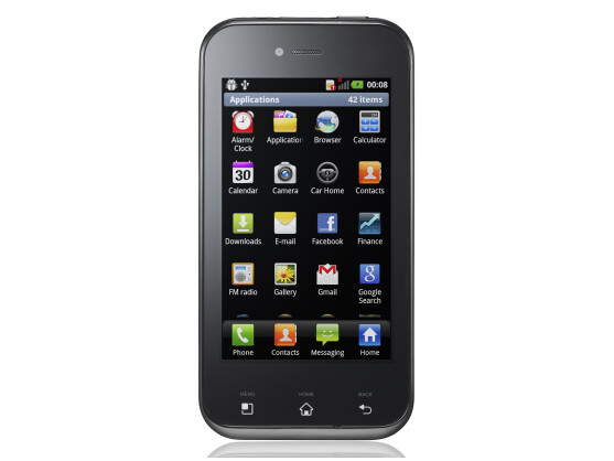 LG enthüllt das Optimus Sol mit Ultra-AMOLED-Display.