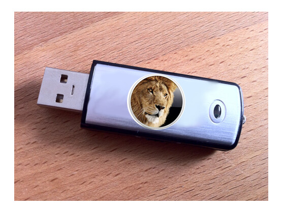 Schnell angelegt und danach immer zur Hand: Ein bootfähiger Mac OS X Lion USB-Stick.