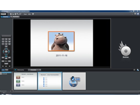 Magix Video Pro erstellt auf Wunsch eine DVD oder Blu-Ray-Disc.