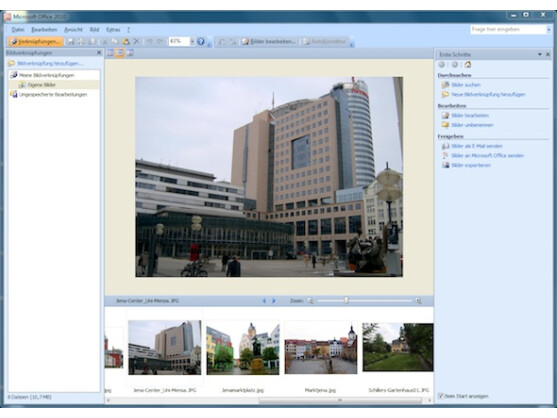 Microsofts Picture Manager ersetzt Picture It! und Office PhotoDraw.