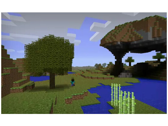 Bei Minecraft können Nutzer aus Blöcken Landschaften erstellen.