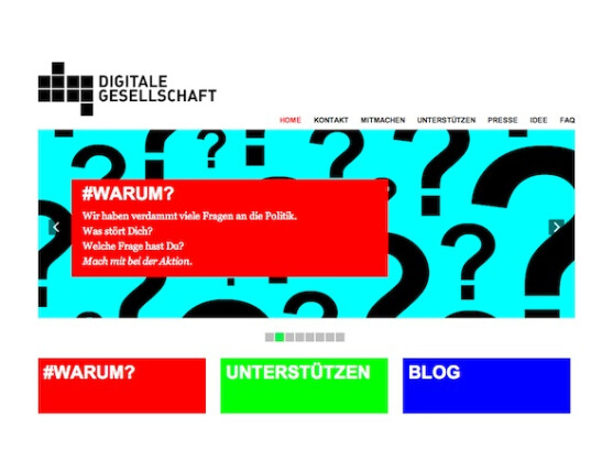 Der neue Verein Digitale Gesellschaft soll eine Plattform für netzpolitische Kampagnen schaffen.