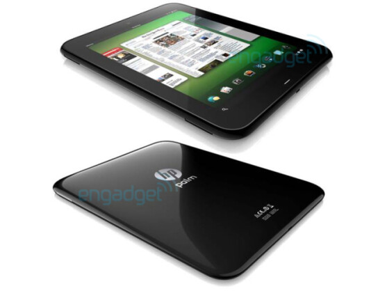 Dem US-amerikanischen Technikblog Engadget sind Bilder von HPs geplanten WebOS-Tablets zugespielt worden.