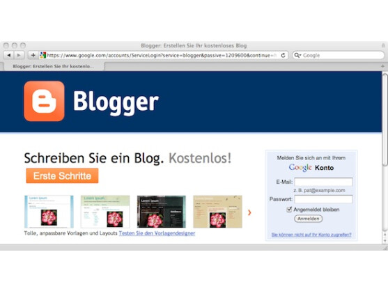 Der Windows Live Writer unterstützt neben Live Spaces auch Blogger.com und das WordPress-CMS.