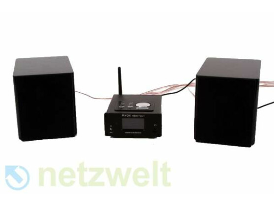 Mit den zwei separaten Boxen sieht das Indio TMA-1 aus wie eine Micro HiFi-Anlage.