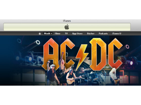 Ab sofort gibt es alles von AC/DC bei iTunes zu kaufen.