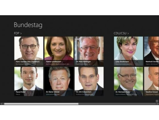 Die App liefert Informationen rund um die Abgeordneten im deutschen Bundestag.