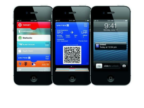 Mit der App Passbook kann der Nutzer elektronische Kundenkarten und Tickets verwalten.