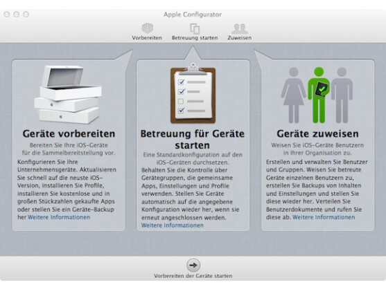 Apple Configurator überzeugt im Test vor allem durch seine einfache Bedienung.