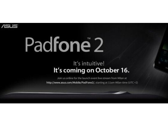 Asus wird das Padfone 2 am 16. Oktober in Mailand enthüllen. Fans können das Event live im Internet verfolgen.