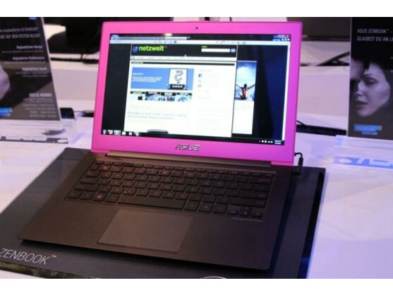 Asus Zenbook in Pink
