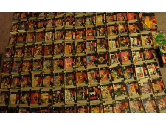 Ausschnitt aus der Super Nintendo-Sammlung.