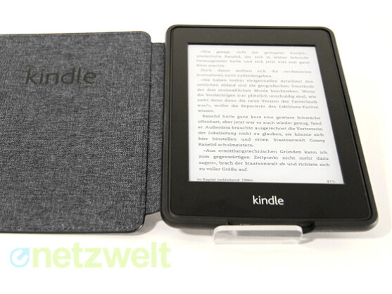 Die Bedienung des Paperwhite erfolgt hauptsächlich über das berührungsempfindliche Display.
