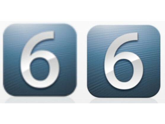Auf diesem Bild wird der Unterschied der Browser ersichtlich: Links ein vergrößertes iOS-6-Icon aus dem Web unter Chrome, rechts das gleiche Icon in Safari.