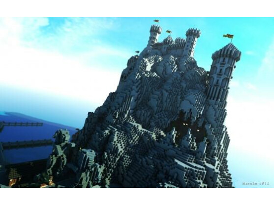 Casterly Rock in Minecraft