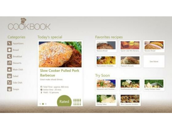 CookBook ist eine ansprechend gestaltete App, um Rezepte nachzukochen.