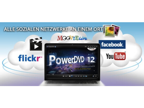 CyberLink PowerDVD kommt in Version 12 nun besser mit Sozialen Netzwerken zurecht.