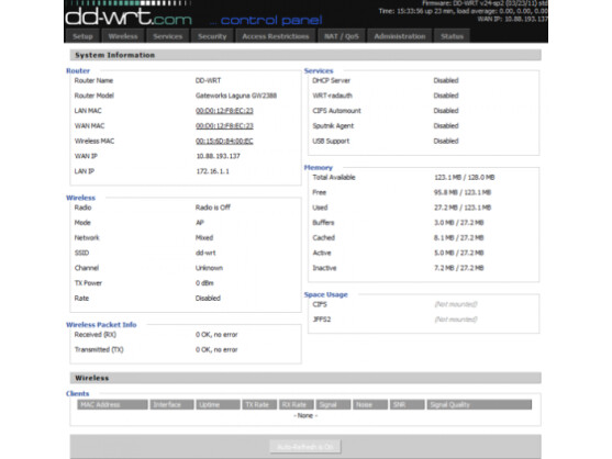 DD-WRT Demo