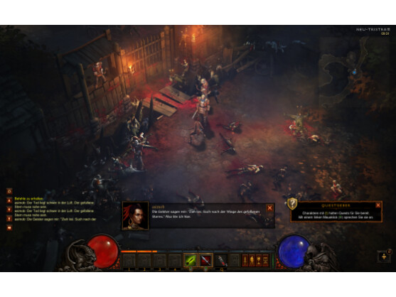 Diablo 3 läuft in voller Auflösung auf dem MacBook Pro Retina.