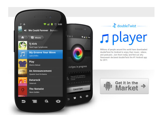Double Twist ermöglicht die Synchronisation zwischen iTunes und Android-Smartphone.