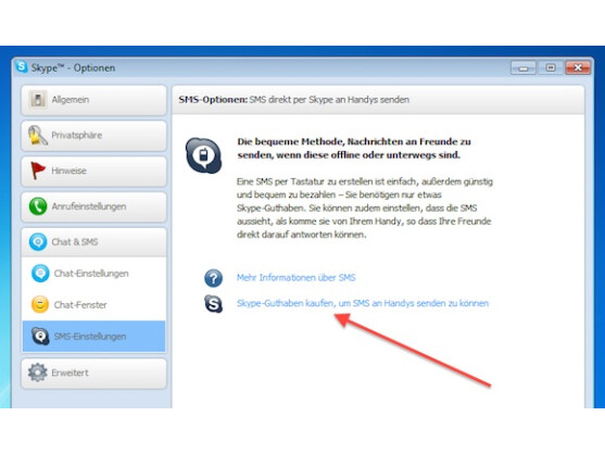 Einige Optionen von Skype bleiben Premium-Nutzern vorbehalten.