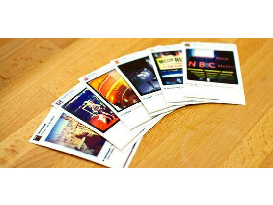 Erinnert an die guten alten Polaroids: Der tintenlose Drucker Instaprint druckt Instagram-Bilder aus.