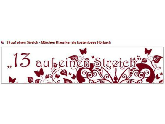 Bei Erziehung-online können 13 Märchenklassiker als Hörspiel kostenlos heruntergeladen werden.