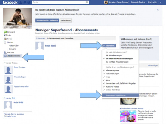 Bei Facebook Freunde zu blockieren, ist ganz einfach.