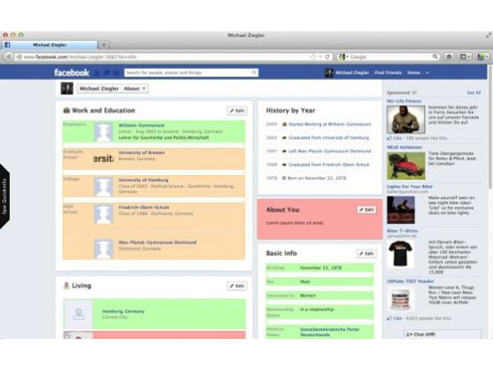 Der Facebook Privacy Watcher hilft dabeum die Kontrolle über die Privatsphäre im Sozialen Netzwerk zu behalten.
