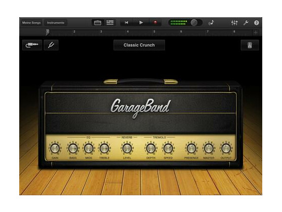 GarageBand wurde aktualisiert und unterstützt das Retina-Display des neuen iPads.