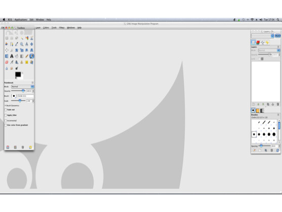 Gimp: Kostenlose Bildbearbeitung für Apple-Rechner.
