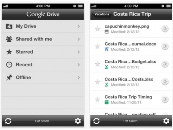 Google Drive bietet nun auch Nutzern von iPhone und iPad fünf Gigabyte Gratis-Speicher.