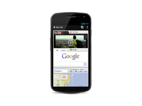 Für die Android-Version von Googles Chrome-Browser ist ein Update erschienen.