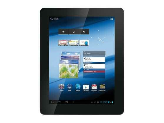 Günstiger Flachrechner: das Android-Tablet Touchlet X10.dual.