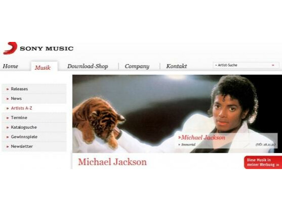 Hacker sollen 50.000 Musikdateien von Michael Jackson bei Sony Music geklaut haben. eruntergeladen haben