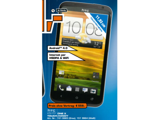 Das HTC One X ist das Flaggschiff-Modell aus der neuen Smartphone-Serie von HTC.