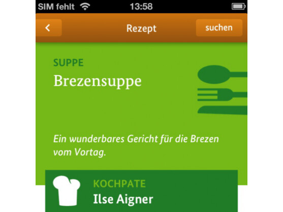 Auch Ilse Aigner hat ein Rezept zur Verfügung gestellt.