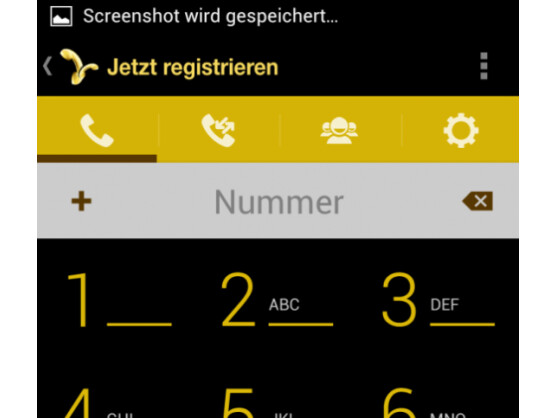 Mit twumber telefoniert der Nutzer zusätzlich mit einer Festnetznummer.