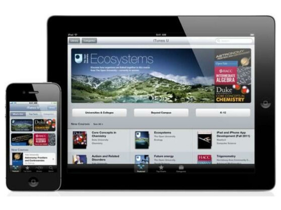 Für iPad, iPhone und iPod touch steht iTunes U ab sofort als App zur Verfügung.