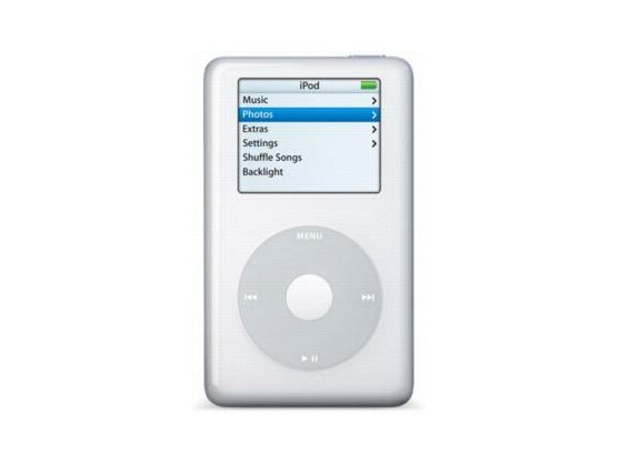 Der iPod in der vierten Version mit dem neuen ClickWheel.